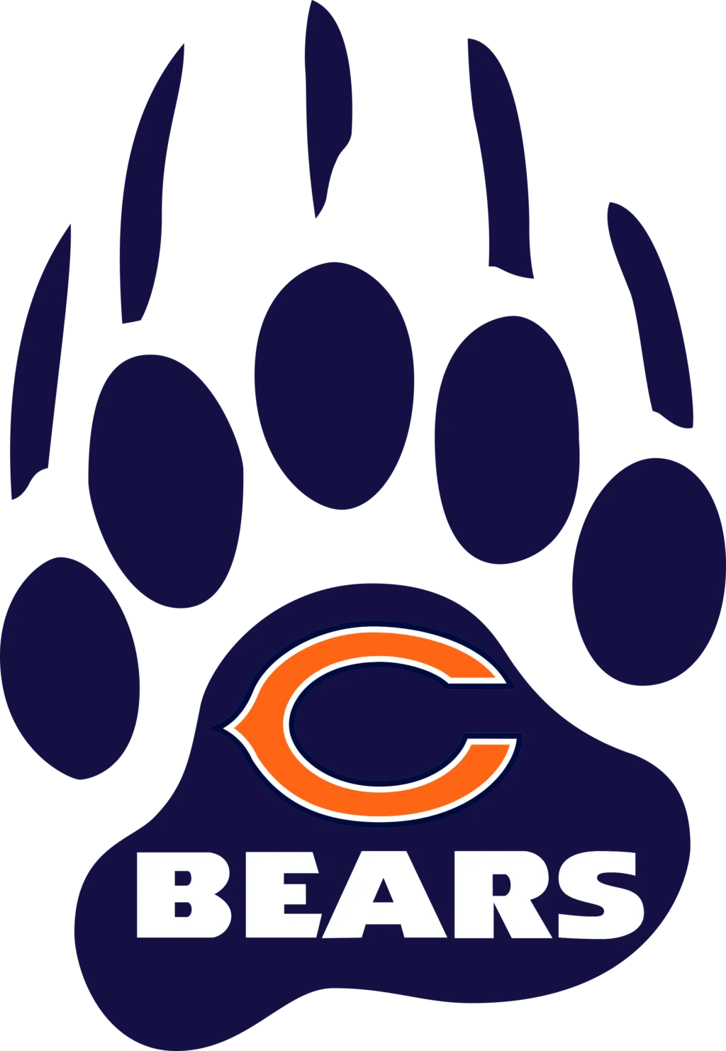 chicago bears 20 NFL Logo Chicago Bears, Chicago Bears SVG, Vector Chicago Bears Clipart Chicago Bears American Football Kit Chicago Bears, SVG, DXF, PNG, American Football Logo Vector Chicago Bears EPS download NFL-files for silhouette, Chicago Bears files for clipping.