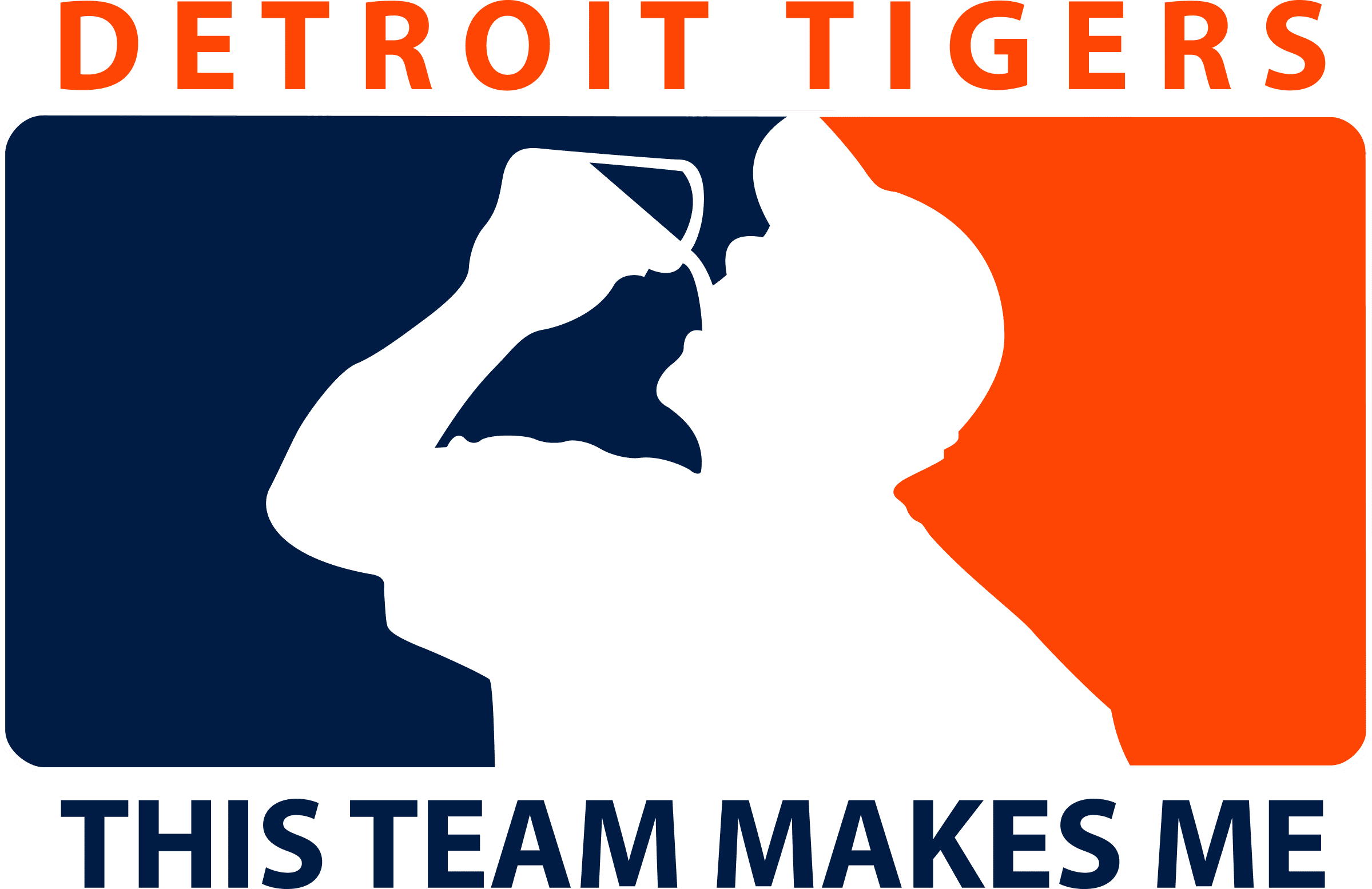 Peace Love Detroit Tigers SVG Digital File, MLB Svg, Tigers Svg