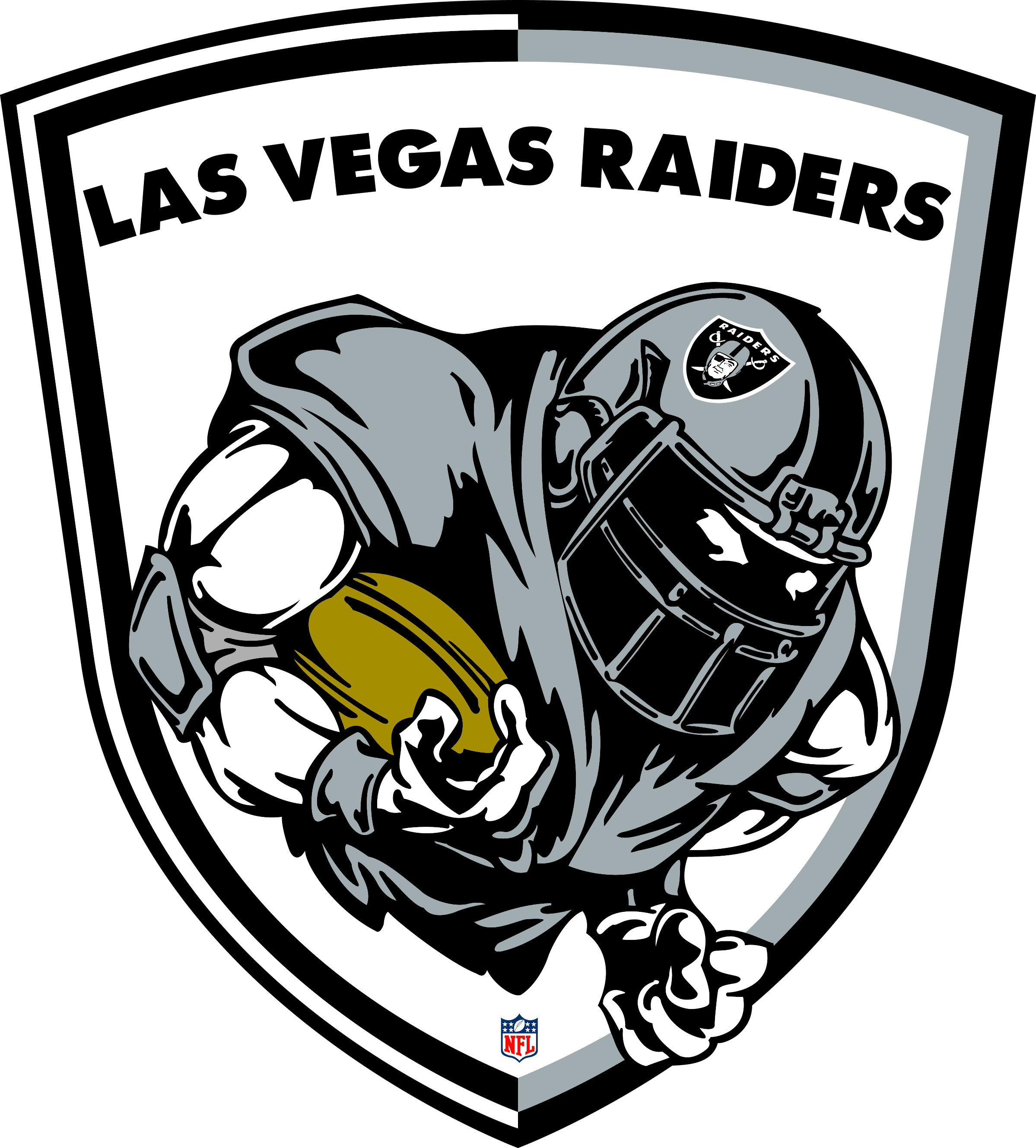 Raiders Football Logo Silhouette Cameo