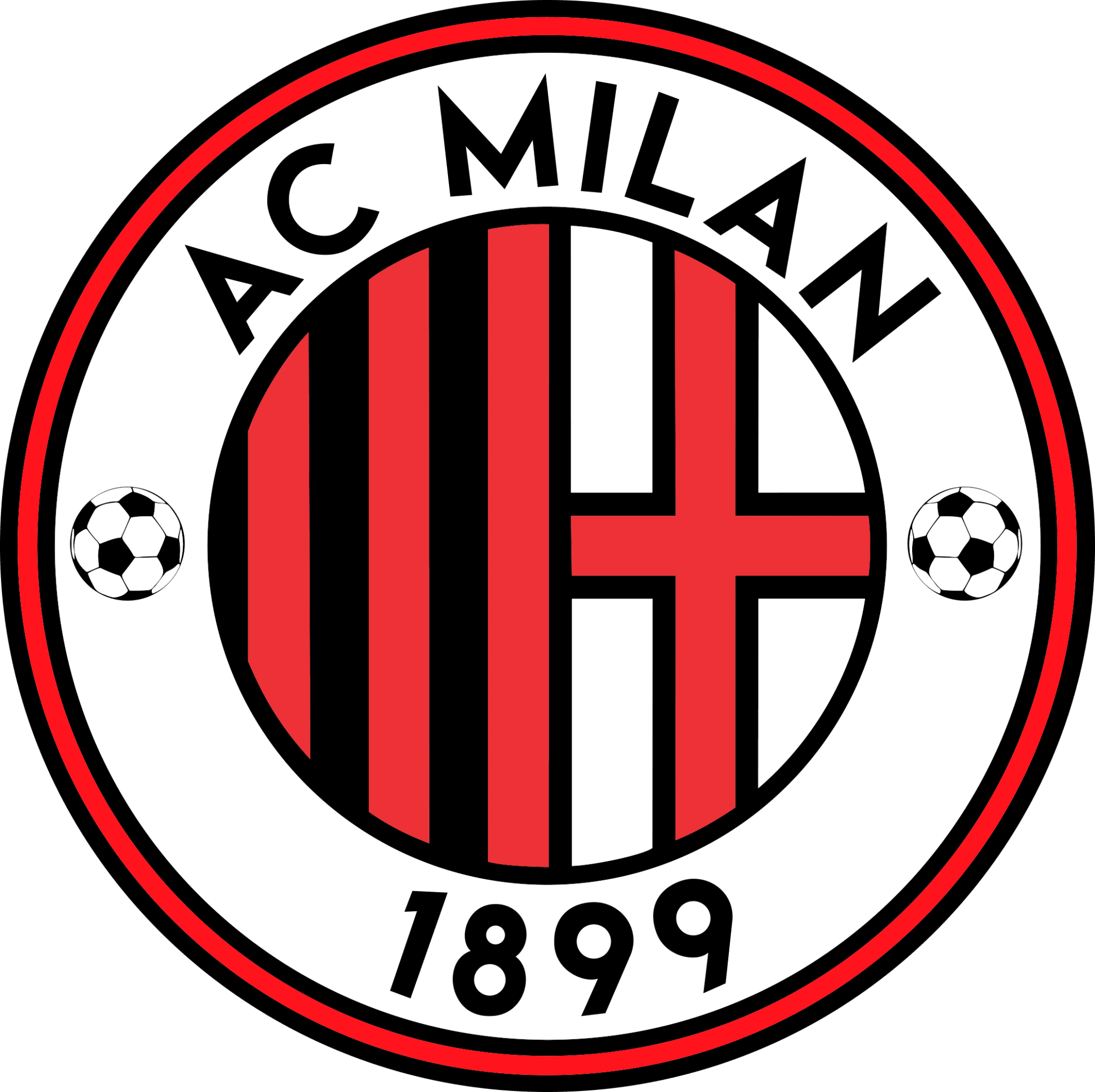 European Football (Italian Serie A) AC Milan SVG, SVG Files For ...