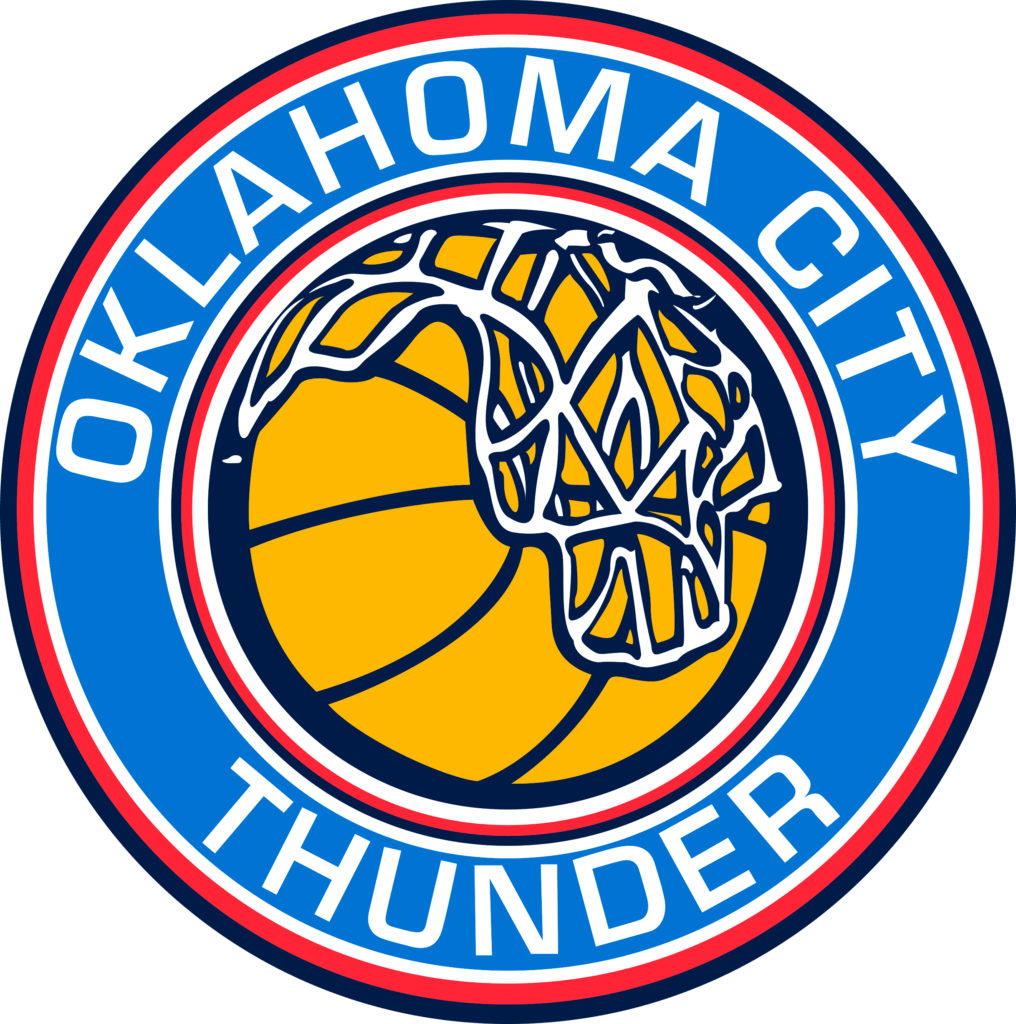 NBA Logo Oklahoma City Thunder, Oklahoma City Thunder SVG, Vector ...