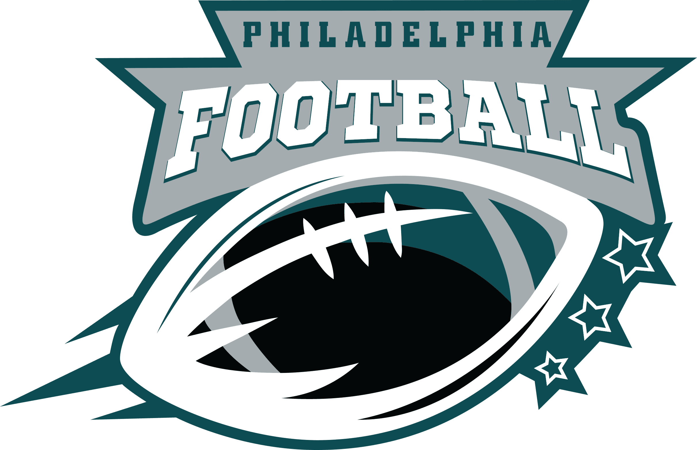 Philadelphia Eagles Distressed Football Half Player SVG, Philadelphia Eagles  NFL Team vector File