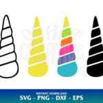 Unicorn Horn SVG Cricut