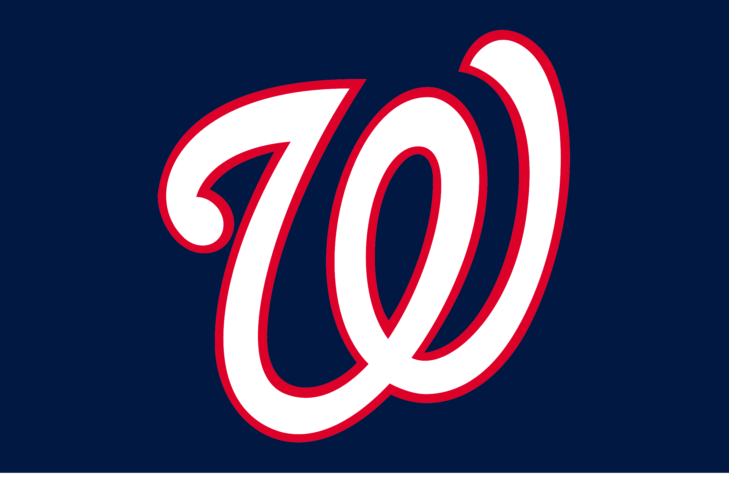 Vintage Baseball - Washington Nationals (White Nationals Wordmark) - Washington  Nationals - Posters and Art Prints