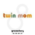 Twin Mom SVG Free