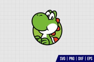 Yoshi Super Mario Bros SVG