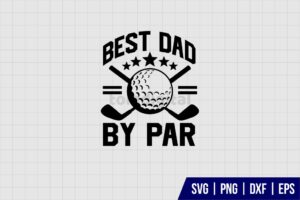 Best Dad by Par SVG