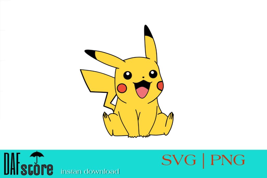 Pikachu SVG Pokemon SVG