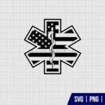 Star Of Life EMS Paramedic SVG