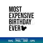 Most Expensive Birthday Ever SVG