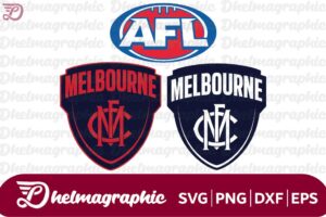 AFL Melbourne Demons FC SVG - Australian Football Club