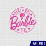 Barbie Birthday SVG