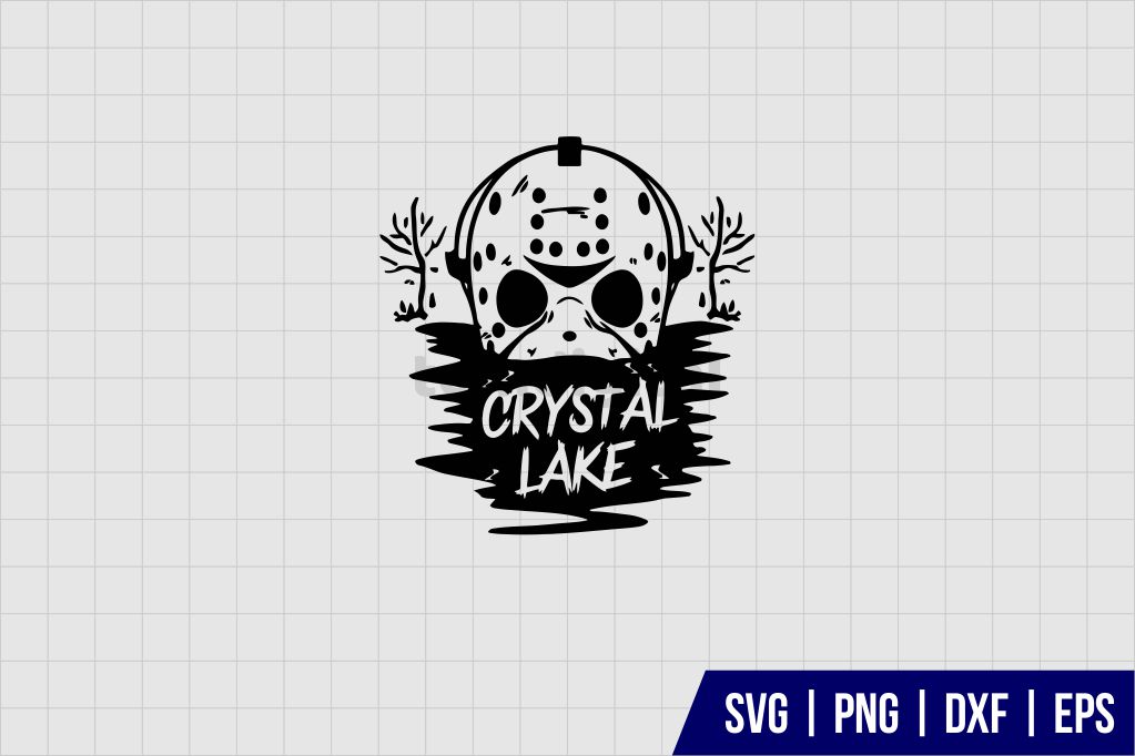 Crystal Lake Friday Jason Voorhees SVG