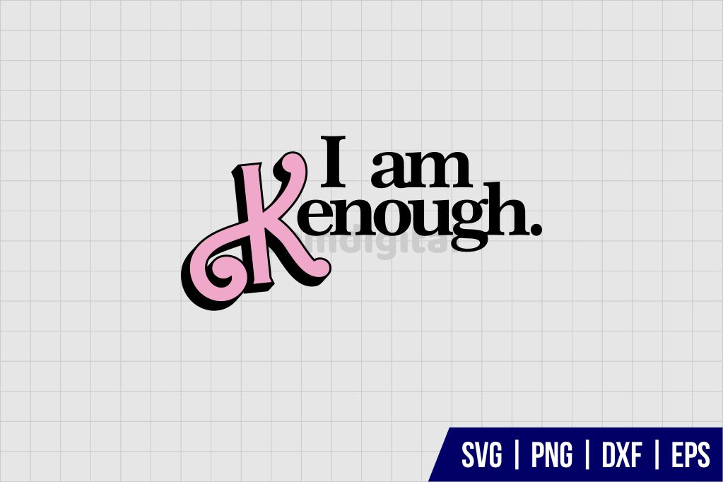 I am Kenough SVG, Ken Barbie SVG