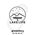 Lake Life SVG Free