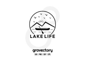 Lake Life SVG Free