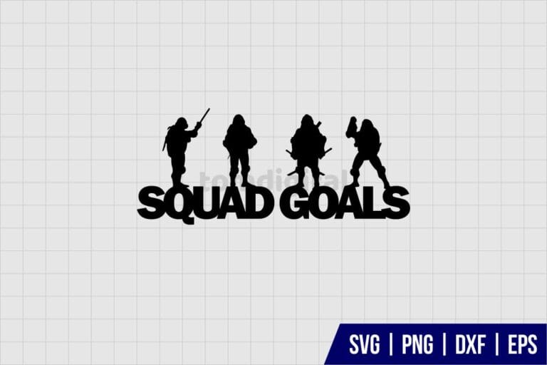 Ninja Turtles Squad Goals SVG - Gravectory