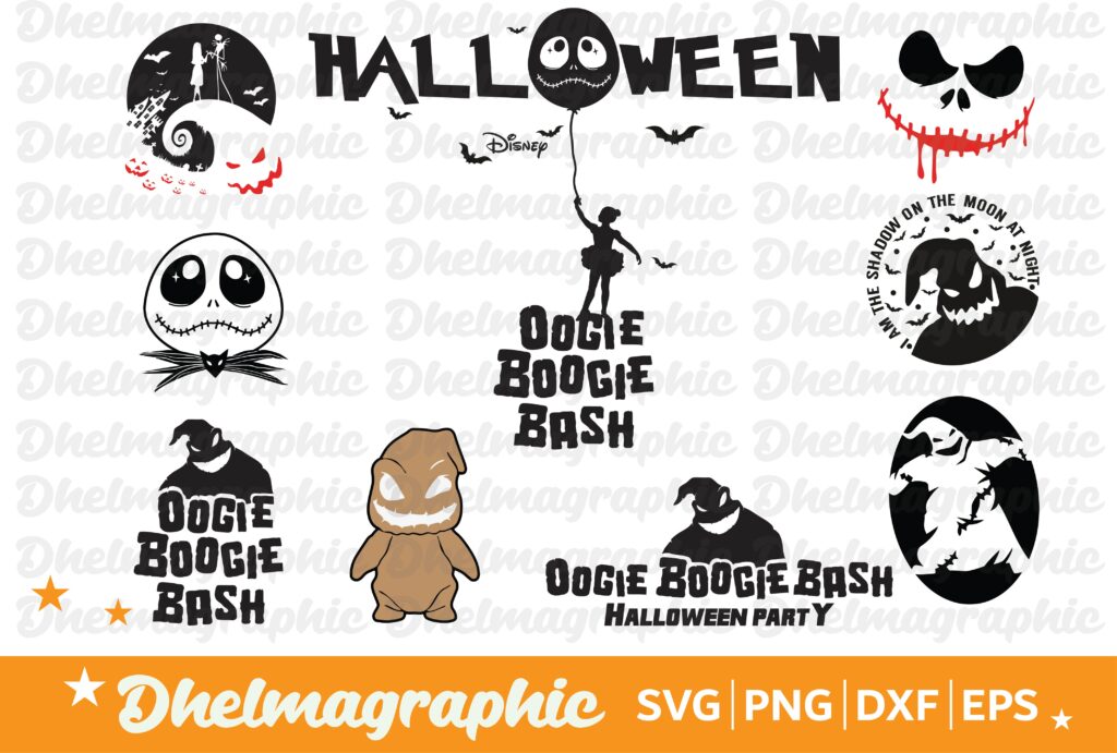 Oogie Boogie SVG, Nightmare Halloween SVG, Disney Halloween SVG