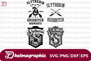 Slytherin Quidditch team - Hogwarts Slytherin house
