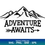 Adventure Awaits SVG Cricut