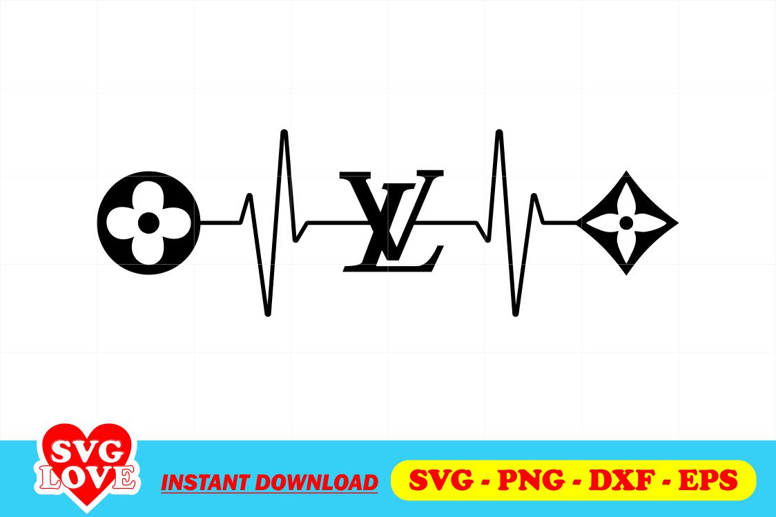 Louis Vuitton Logo SVG Cut File Bundle - Gravectory