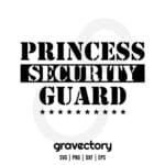 princess security guard svg free