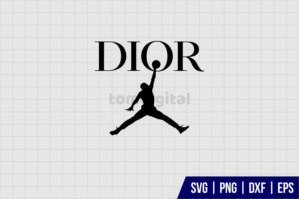 Air Dior Michael Jordan SVG