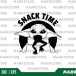 Baby Yoda Snack Time SVG