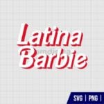Latina Barbie SVG