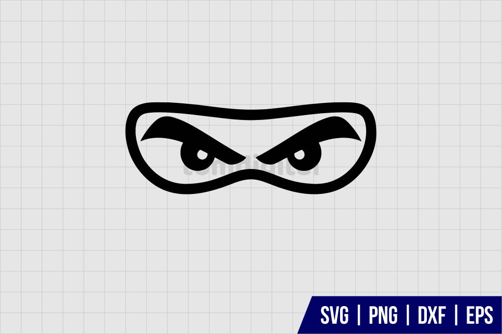 Ninja Eyes SVG File