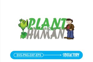 PLANT VS HUMAN SVG