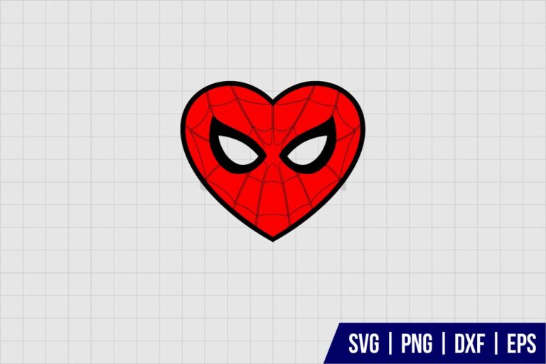 Spiderman Heart SVG - Gravectory