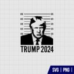 Trump Mugshot 2024 SVG