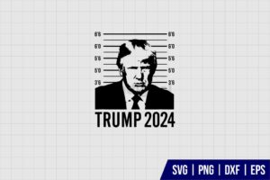 Trump Mugshot 2024 SVG