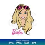 barbie head svg