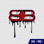 Balenciaga Logo Drip SVG