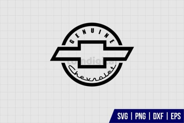 Chevrolet Genuine Chevy Logo Svg Gravectory