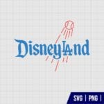 Disney World Los Angeles Dodgers SVG