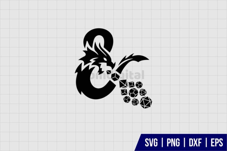 DnD Dungeons And Dragons Logo SVG - Gravectory