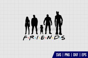 Guardians Of The Galaxy Friends SVG