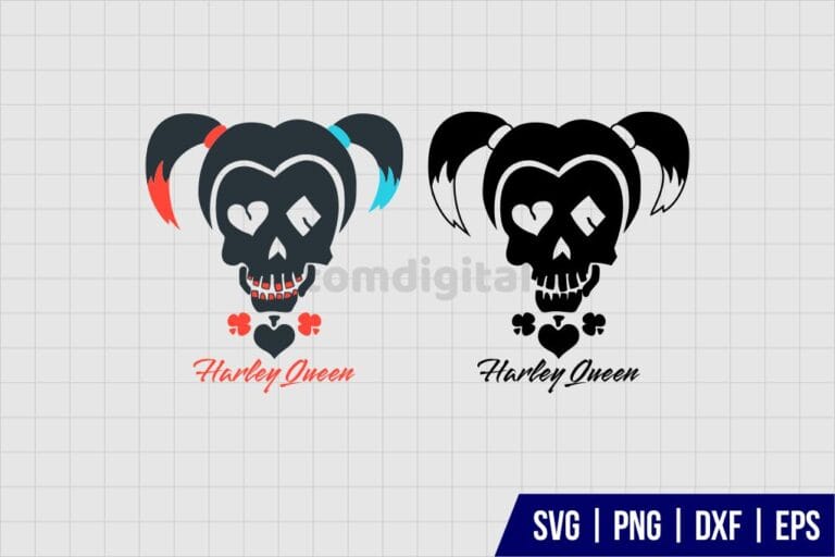 Harley Quinn Suicide Squad Logo SVG - Gravectory