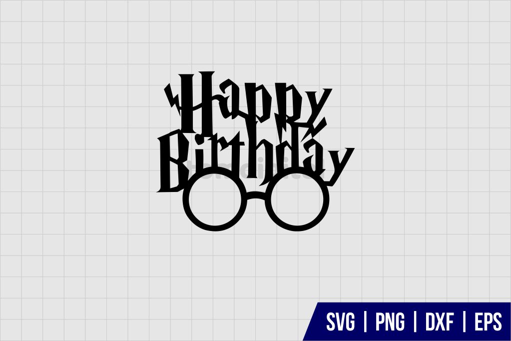 Harry Potter Cake Topper SVG