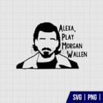 Morgan Wallen Alexa Play SVG