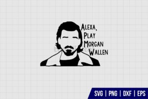 Morgan Wallen Alexa Play SVG