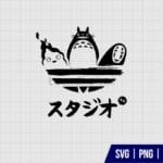 Silhouette Totoro SVG Cricut