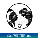 Aladdin Love Jasmine SVG