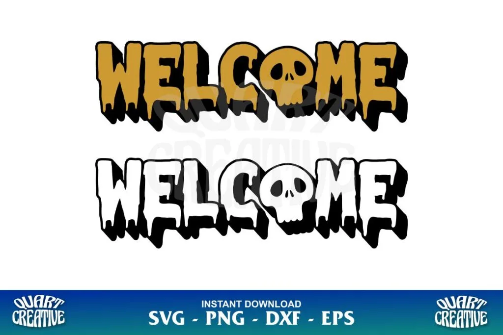 halloween welcome svg