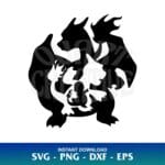 Pokemon Charizard Evolutions SVG