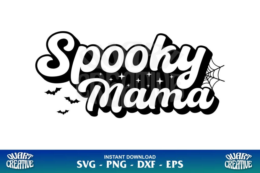 spooky mama svg halloween mama svg Spooky Mama SVG Halloween Mama SVG