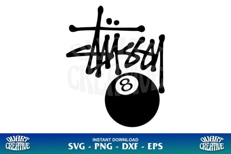 Stussy 8 Ball SVG - Gravectory